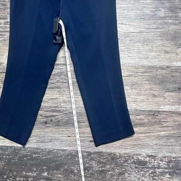 Banana Republic Blue Trousers Dress Pants with Straight Leg Design - Picture 2 of 6